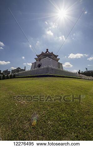 Chiang Kai-shek Memorial Hall; Taipei, Taiwan View Large Photo Image Stock Photography - Chiang Kai-shek Memorial Hall; Taipei, Taiwan. Fotosearch