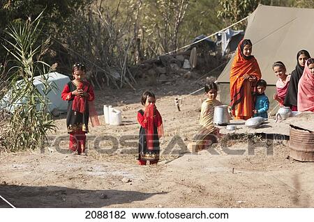Children By A Tent Set Up After The 8 October 2005 Earthquake, Arja, Azad Kashmir, Pakistan View Large Photo Image Stock Image - Children By A Tent Set Up After The 8 October 2005 Earthquake, Arja, Azad Kashmir, Pakistan. Fotosearch