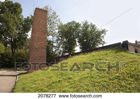 Chimney Of Crematorium I, Auschwitz Concentration Camp, Oswiecim, Malopolska, Poland View Large Photo Image Stock Photo - Chimney Of Crematorium I, Auschwitz Concentration Camp, Oswiecim, Malopolska, Poland. Fotosearch