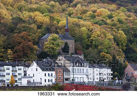 Church In Stolzenfels, As Seen From The Rhine River, Rhineland-Palatinate, Germany View Large Photo Image Stock Image - Church In Stolzenfels, As Seen From The Rhine River, Rhineland-Palatinate, Germany. Fotosearch