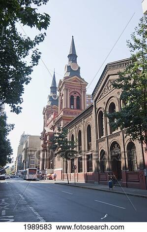 Stock Image - Church Of La Compania, Santiago, Metropolitan Region, Chile. Fotosearch