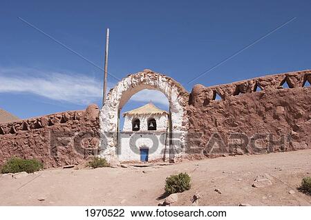 Stock Image - Church Of Machuca In Antofagasta Region, Chile. Fotosearch