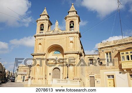 Church Of Our Lady Of The Rosary The Madonna Of Pompeii, Marsaxlokk, Malta View Large Photo Image Stock Image - Church Of Our Lady Of The Rosary The Madonna Of Pompeii, Marsaxlokk, Malta. Fotosearch