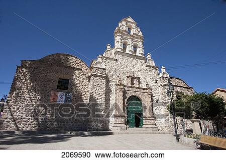 Stock Image - Church Of San Bernardo, Potos. Fotosearch