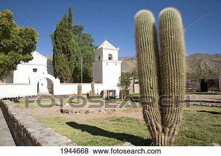 Stock Photo - Church Of Santa Cruz Y San Francisco De Paula, Built In 1691, Uquia, Jujuy, Argentina. Fotosearch