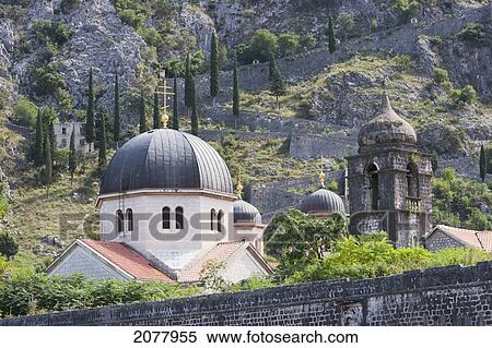 Stock Photography - Church Of St. Nicholas, Kotor, Monte. Fotosearch