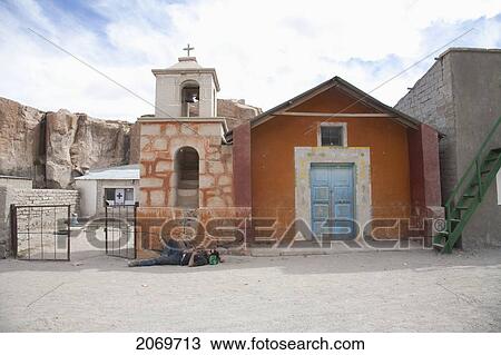 Church, Villa Del Mar, Potosi Department, Bolivia View Large Photo Image Stock Image - Church, Villa Del Mar, Potosi Department, Bolivia. Fotosearch