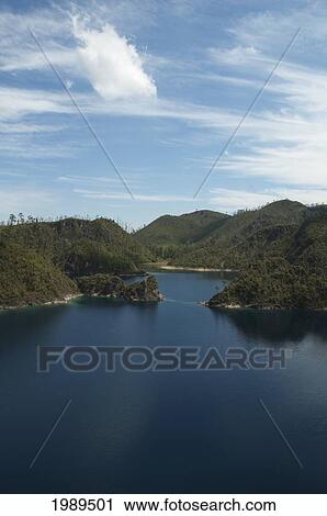 Stock Image - Cinco Lagos, Lagos De Montebello National Park, Chiapas, Mexico. Fotosearch