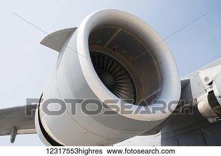 Close up of a military transport aircraft jet engine; Trenton, Ontario, Canada View Large Photo Image Stock Photograph - Close up of a military transport aircraft jet engine; Trenton, Ontario, Canada. Fotosearch