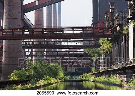 Coke Ovens And Conveyors Of Zollverein Coking Plant, Essen, North Rhine-Westphalia, Germany View Large Photo Image Stock Image - Coke Ovens And Conveyors Of Zollverein Coking Plant, Essen, North Rhine-Westphalia, Germany. Fotosearch