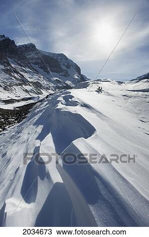 Columbia Icefields And Mount Athabasca In Winter, Jasper National Park, Alberta View Large Photo Image Stock Image - Columbia Icefields And Mount Athabasca In Winter, Jasper National Park, Alberta. Fotosearch