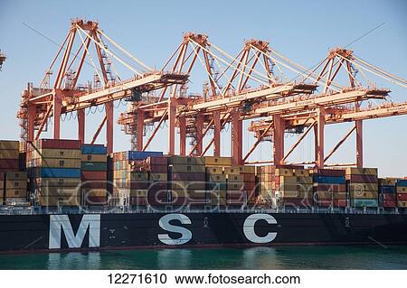 Container ship, Salalah Port; Salalah, Dhofar, Oman View Large Photo Image Stock Image - Container ship, Salalah Port; Salalah, Dhofar, Oman. Fotosearch