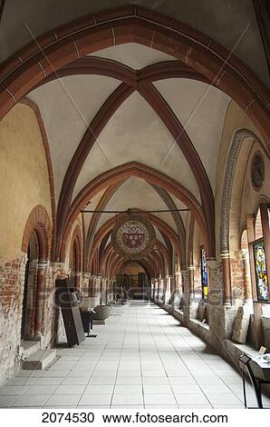 Stock Image - Corridor At The Cross Gallery, Riga, Latvia. Fotosearch