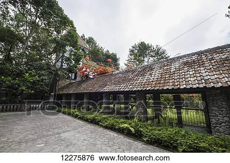 Corridor in the Ullen Sentalu Museum, Central Java, Indonesia View Large Photo Image Stock Photograph - Corridor in the Ullen Sentalu Museum, Central Java, Indonesia. Fotosearch