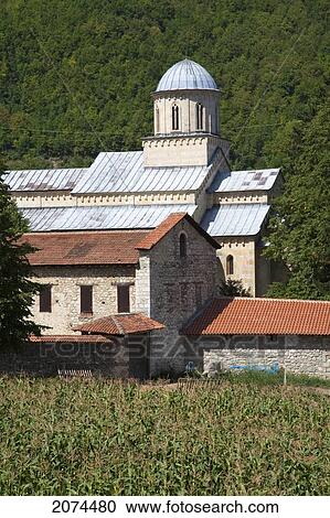 Decani Monastery, Kosovo View Large Photo Image Stock Image - Decani Monastery, Kosovo. Fotosearch