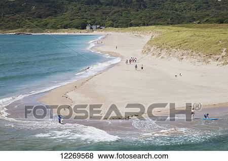 Stock Photo - Derrynanz Beach; County Kerry, Ireland. Fotosearch