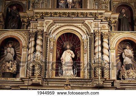 Detail Of The Main Altarpiece Of The Church Of The Compañía In The 'manzana Jesuítica' (Jesuit Block) Of The City Of Córdoba, Argentina View Large Photo Image Stock Photo - Detail Of The Main Altarpiece Of The Church Of The Compañía In The 'manzana Jesuítica' (Jesuit Block) Of The City Of Córdoba, Argentina. Fotosearch