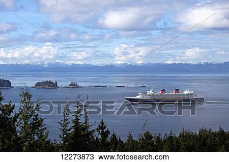 Disney Cruise Lines cruise ship Disney Wonder enters Tongass Narrows on Southeast Alaska’s Inside Passage heading for Ketchikan, Alaska. View Large Photo Image Stock Image - Disney Cruise Lines cruise ship Disney Wonder enters Tongass Narrows on Southeast Alaska’s Inside Passage heading for Ketchikan, Alaska.. Fotosearch