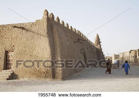 Stock Photo - Djingareyber Mosque, Timbuktu, Mali. Fotosearch