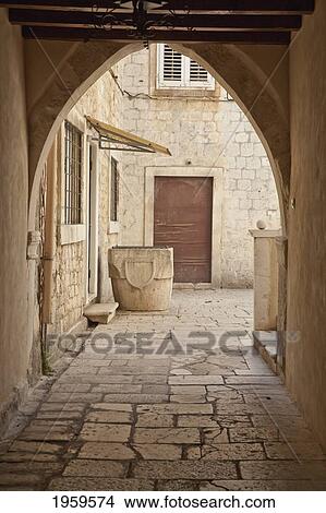 Duke's Palace In Trogir, Split-Dalmatia, Croatia View Large Photo Image Picture - Duke's Palace In Trogir, Split-Dalmatia, Croatia. Fotosearch