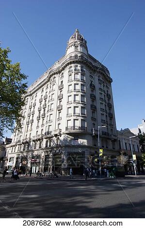 Stock Image - Edificio Sorocabana, Montevideo, Uruguay. Fotosearch