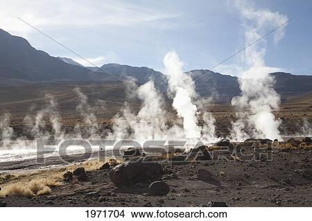 Picture - El Tatio Geysers, Antofagasta Region, Chile. Fotosearch