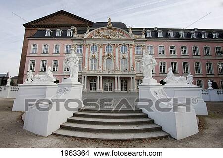 Electoral Palace (Kurfurstliches), Trier, Rhineland-Palatinate, Germany View Large Photo Image Picture - Electoral Palace (Kurfurstliches), Trier, Rhineland-Palatinate, Germany. Fotosearch