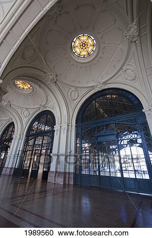 Entrance Of The Mapocho Cultural Center (Former Railway Station), Santiago, Metropolitan Region, Chile View Large Photo Image Stock Image - Entrance Of The Mapocho Cultural Center (Former Railway Station), Santiago, Metropolitan Region, Chile. Fotosearch