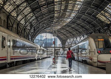 Stock Image - Estacio de Franca train station; Barcelona, Spain. Fotosearch