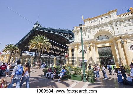 Picture - Estacion Central (Central Railway Station), Santiago, Metropolitan Region, Chile. Fotosearch