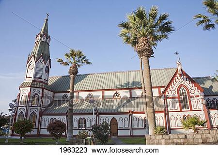 Facade Of San Marcos Church, Designed By Gustave Eiffel, Arica, Arica And Parinacota Region, Chile View Large Photo Image Stock Image - Facade Of San Marcos Church, Designed By Gustave Eiffel, Arica, Arica And Parinacota Region, Chile. Fotosearch