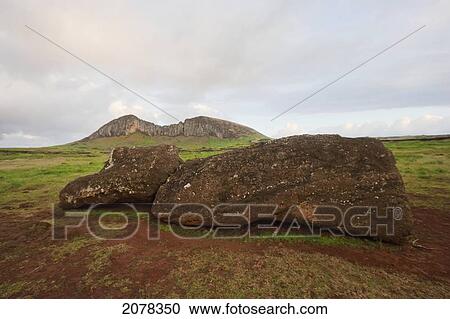 Fallen Moai At Ahu Tongariki At Dawn, Rapa Nui (Easter Island), Chile View Large Photo Image Stock Image - Fallen Moai At Ahu Tongariki At Dawn, Rapa Nui (Easter Island), Chile. Fotosearch