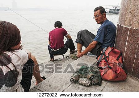 Fishing for turtles in Yangtze river; Wuhan, Hubei province, China View Large Photo Image Stock Image - Fishing for turtles in Yangtze river; Wuhan, Hubei province, China. Fotosearch