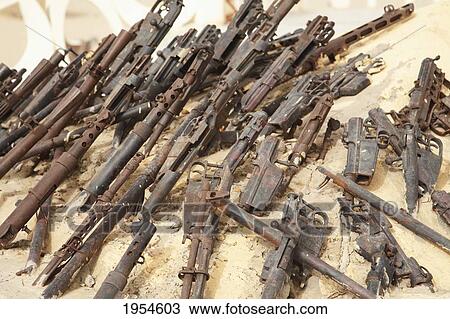 Stock Image - Flame of Peace monument (Memorial to commemorate the end of the Tuareg Rebellion), Timbuktu, Mali. Fotosearch