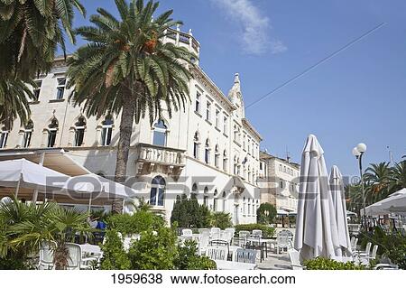 Stock Photo - Fontana Hotel And Restaurant, Trogir, Split-Dalmatia, Croatia. Fotosearch