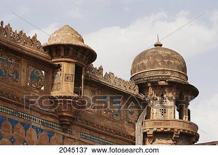 Stock Photo - Fort: Man Singh Palace, Gwalior, Madhya Pradesh, India. Fotosearch