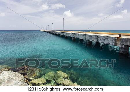 Stock Photograph - Frederiksted Pier; St. Croix, Virgin Islands, United States of America. Fotosearch