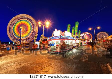 Fur Rendezvous carnival in downtown Anchorage, Southcentral Alaska, HDR View Large Photo Image Stock Photo - Fur Rendezvous carnival in downtown Anchorage, Southcentral Alaska, HDR. Fotosearch