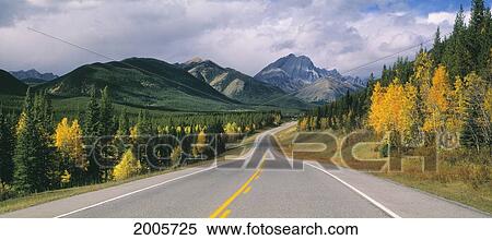 Stock Photography - Fv5196, Natural Moments Photography; Highway 40 Near Highwood Pass, Kananaskis County, Alberta. Fotosearch