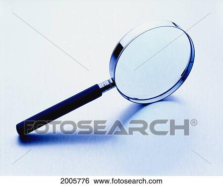 Stock Photograph - G. Biss Photography; Magnifying Glass. Fotosearch