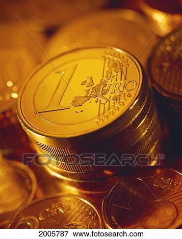 G. Biss Photography; Stacked Euro Coins View Large Photo Image Stock Photo - G. Biss Photography; Stacked Euro Coins. Fotosearch