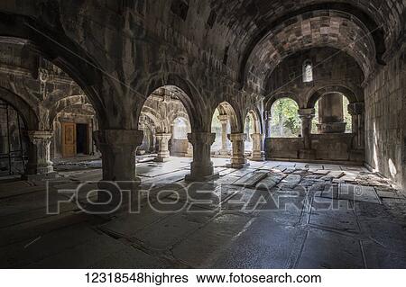 Stock Photograph - Gavit of Sanahin Monastery; Lori Province, Armenia. Fotosearch