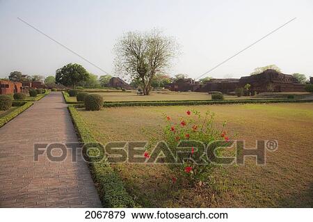 General View Of Nalanda Mahavihara, Bihar, India View Large Photo Image Stock Photo - General View Of Nalanda Mahavihara, Bihar, India. Fotosearch