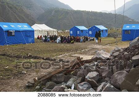 Girls At A School In Tents Donated By China After The 8 October 2005 Earthquake, Chakothi, Azad Kashmir, Pakistan View Large Photo Image Stock Photography - Girls At A School In Tents Donated By China After The 8 October 2005 Earthquake, Chakothi, Azad Kashmir, Pakistan. Fotosearch