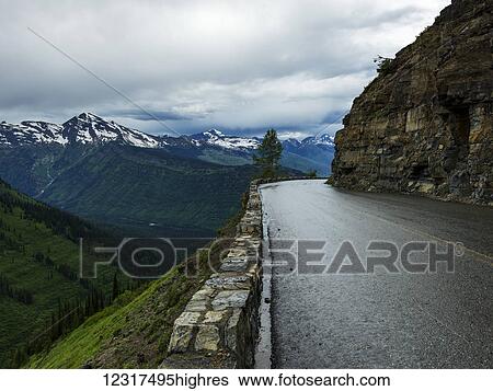 Going-to-the-Sun Road, Glacier National Park; Montana, United States of America View Large Photo Image Stock Photograph - Going-to-the-Sun Road, Glacier National Park; Montana, United States of America. Fotosearch