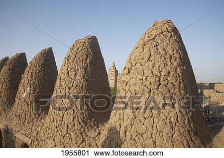 Stock Image - Grand Mosque At Djenne, Mali. Fotosearch