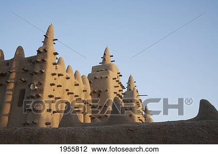 Grand Mosque At Djenne, Mali View Large Photo Image Stock Image - Grand Mosque At Djenne, Mali. Fotosearch