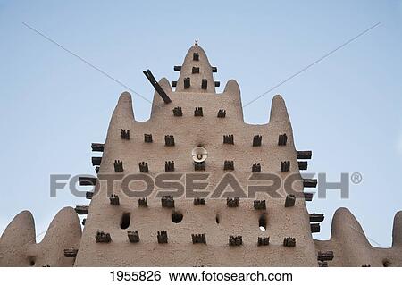 Stock Photograph - Grand Mosque At Djenne, Mali. Fotosearch