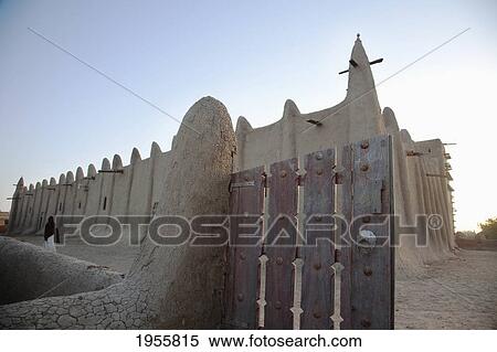 Stock Photography - Grand Mosque At Djenne, Mali. Fotosearch