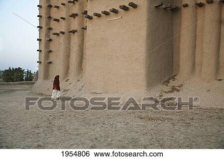 Stock Photograph - Grand Mosque, Djenne, Mali. Fotosearch